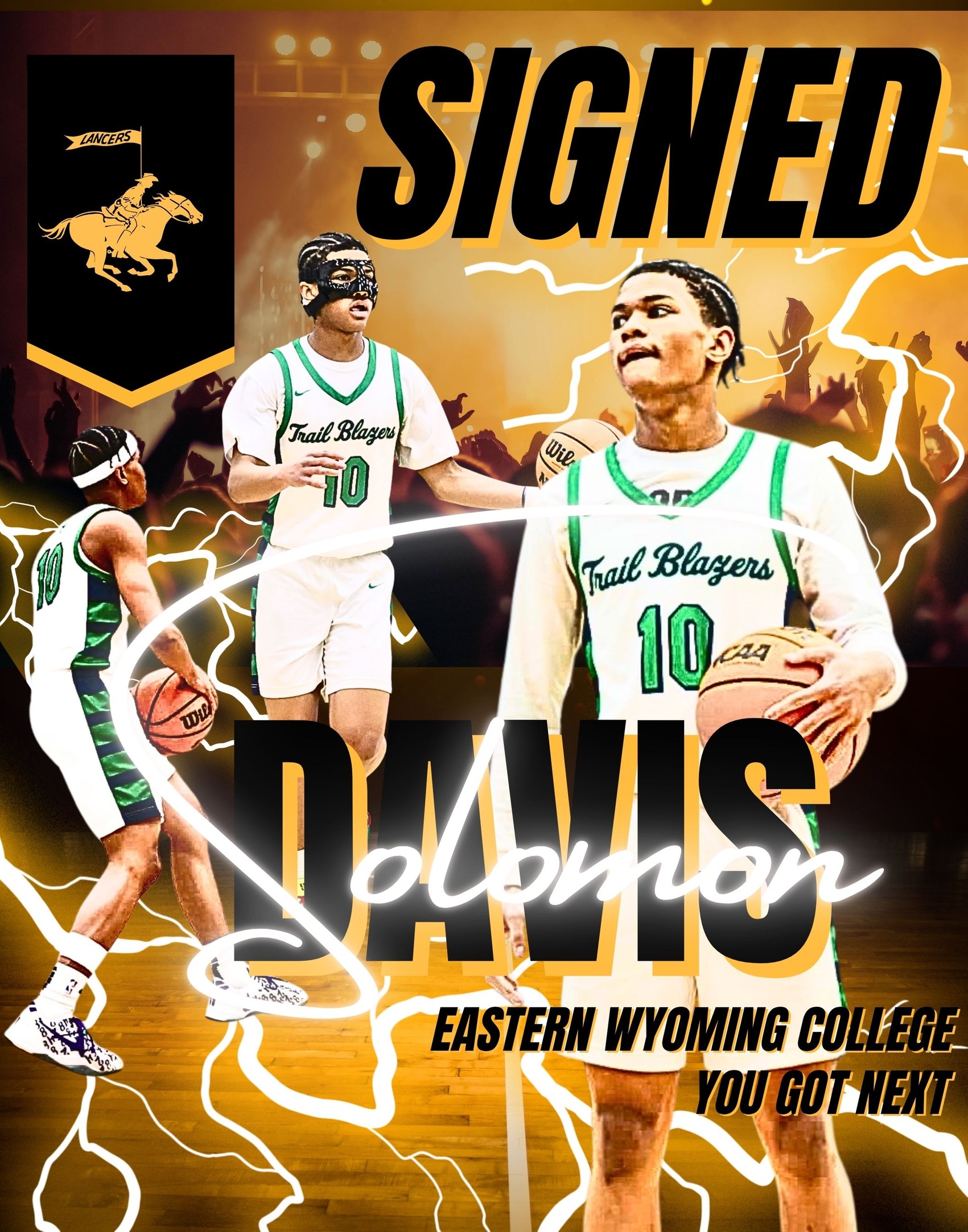 Eastern Wyoming College Men&rsquo;s Basketball Signs Solomon Davis