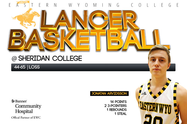 EWC Lancer Basketball team vs. Sheridan College Basketball team
