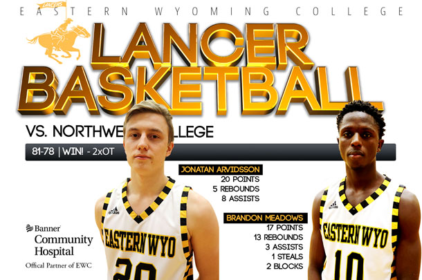 EWC Lancer Basketball team vs. Northwest College Trappers