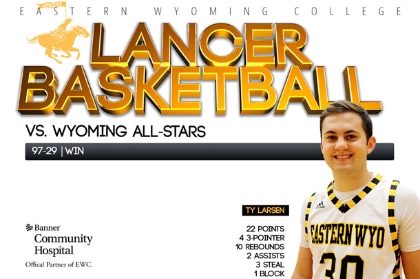 EWC Lancer Basketball team vs. Wyoming All-Stars Basketball team