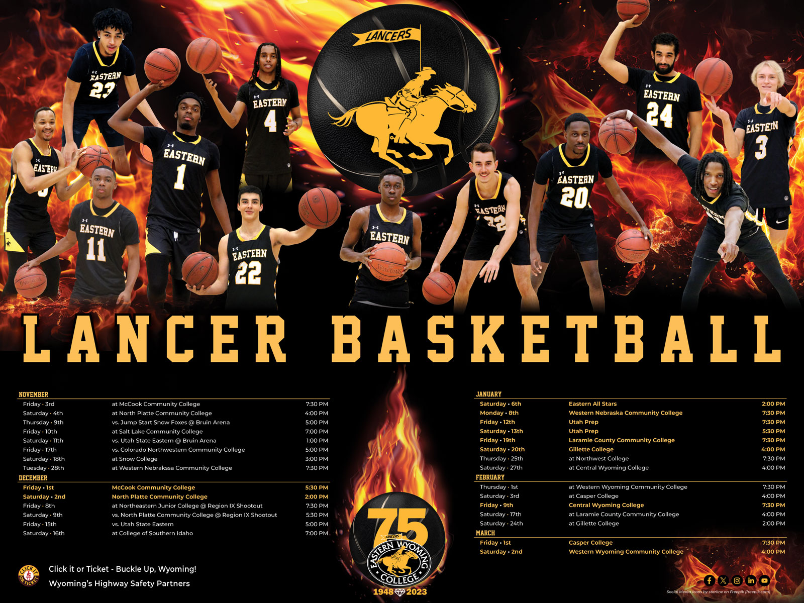 university of wyoming basketball roster