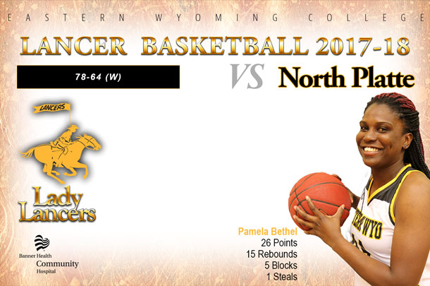 EWC Lady Lancers Basketball Team vs. North Platte Community College