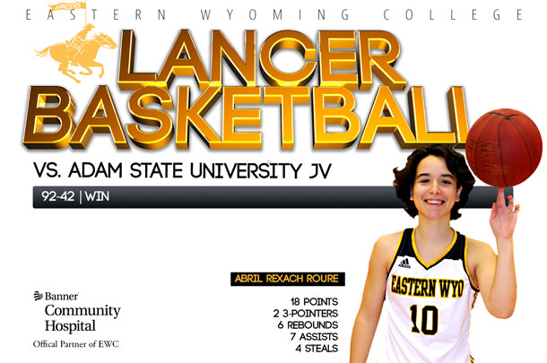 Eastern Wyoming College Lady Lancer Basketball Team @ Adam State University JV