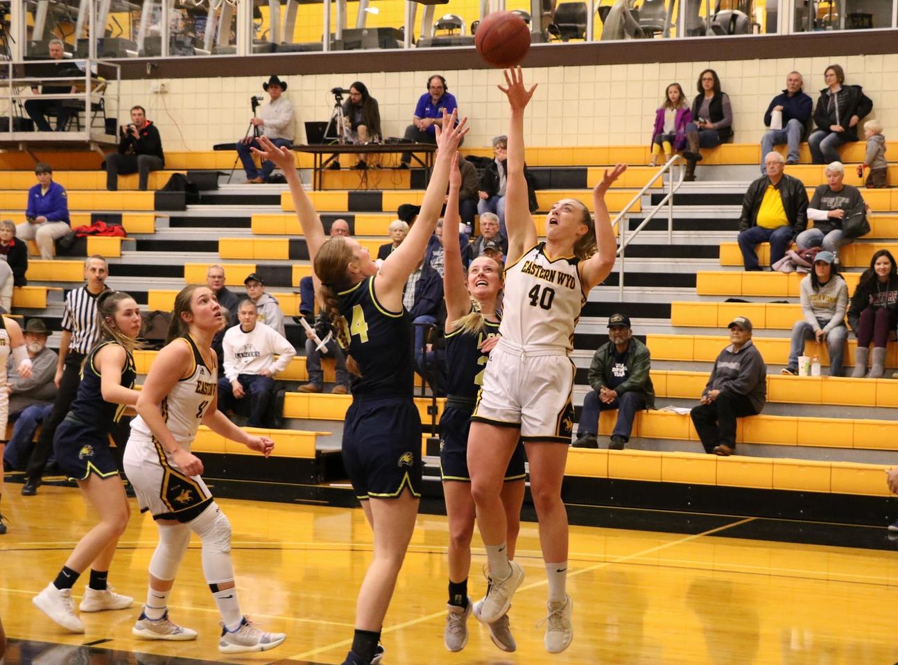 EWC freshman forward Emilia Axellson.