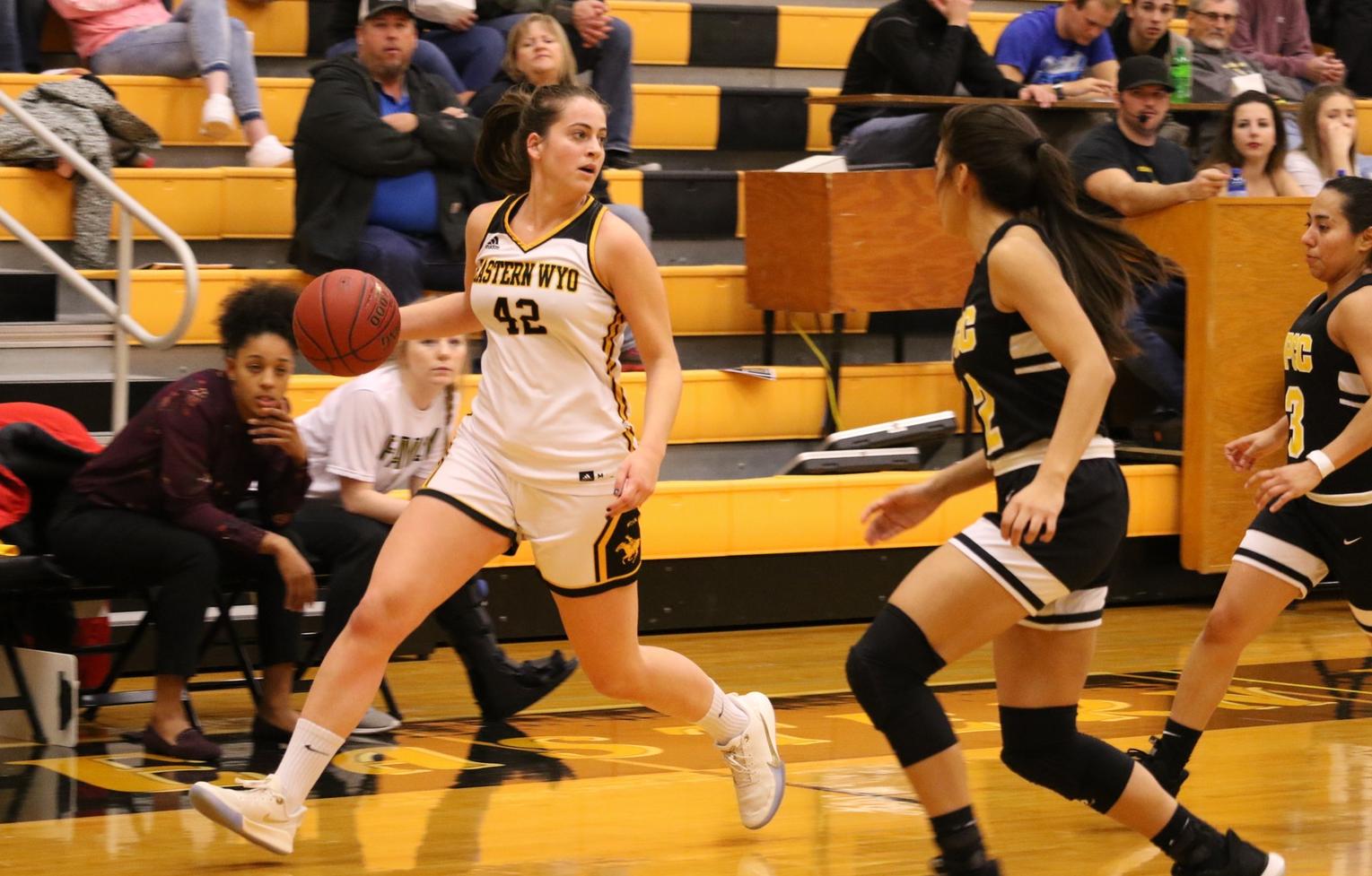 EWC freshman Montse Gutierrez Ibanez.